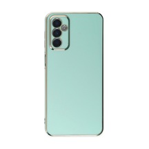 Samsung Galaxy Uyumlu , M23 Kılıf Volet Silikon - Açık Yeşil