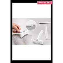 Basmalı Metal Uçlu Evcil Hayvan Tüy Toplama Tarağı Cm-586 5647