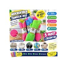 Dürüm Microfiber Bez 4'lü 5 Paket Diğer