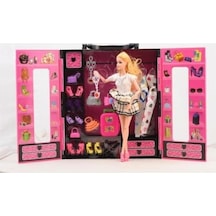 Barbie Gardrop Çanta 30 Parça  Aksesuarlı