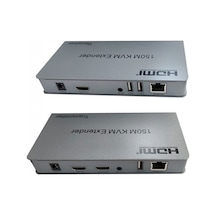 Hdmı 150m Kvm Extender Alıcı Verici Receiver Transmitter Kvm Extender