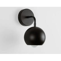 Riolight Retro,vintage,rustik Siyah 1xe27 Duylu Siyah Duvar Aplik Siyah