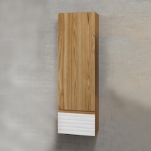 Denko Taylan 30 Cm Mdf Beyaz Banyo Boy Dolabı Beyaz