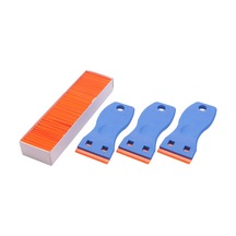 Xiaaokeji Adet Plastik Jilet Bıçağı Kazıyıcıları Ve 100 Adet 1,5 İnç Çift Kenar