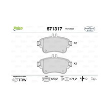 Mercedes A200 W176 On Fren Balatasi 2012-2018 Valeo 671317