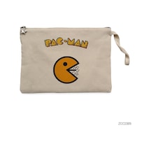 Zepplin Giyim Pac-Man Clutch Astarlı Cüzdan / El Çantası