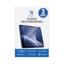 Apple İpad Mini 6 8.3 İnç 2021 Uyumlu 3'lü Paket Şeffaf 9h Nano Kırılmaz Tablet Ekran Koruyucu