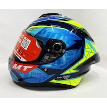 Mt Targo S Diogo Moreira C7 Şeffaf Vizörlü V-14B Kapalı Kask