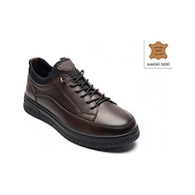 Cem Pekşen Gepetto 501 Kahve Erkek Günlük Deri Comfort Casual Ayakkabı Kahverengi