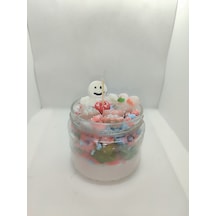 Kurabiye Adam Kavanozda Yılbaşı Partisi Mum