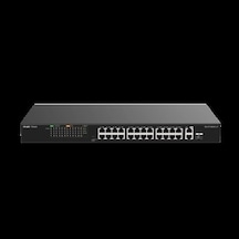 Reyee Rg-es126fgs-lp 26 Portlu, 10/100 Fast Ethernet, Tak Çalıştır Switch, 2 Gigabit Uplink, 1 Gigab