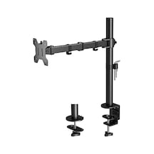 13-32 İnç Yüksekliği Ayarlanabilir Tekli Monitör Kolu, 10 Kg'a Kadar, Vesa 75x75/100x100