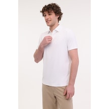 Lumberjack Ml Desce 12ns297 5fx Beyaz Erkek Kısa Kol T-shirt Beyaz