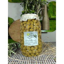 Aydın Yöresi Manzalina Cinsi Sofralık Tatlandırılmış Kırma Yeşil Zeytin 2 Kg