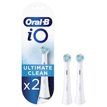 Oral-B iO Ultimate Clean Beyaz Diş Fırçası Yedek Başlığı 2'li