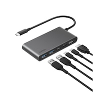 Belkin Usb-c Hub, 5 Portlu, 60 Hz De 4k Hdmi Ekran Desteği, 100w