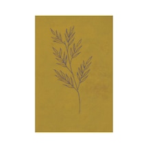 Kartela Halı Evo Halı Jüt Taban Dokuma Halı Hardal Sarısı - 200 X 300 Cm