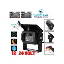 Otobüs Tır Kamyon'lara Uygun Geri Görüş Kamerası 10 M Video Kablo