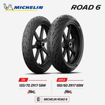 Michelin Road 6 120/70 Zr17 58w - 160/60 Zr17 69w Ön Arka Motosiklet Lastik Takımı 2025