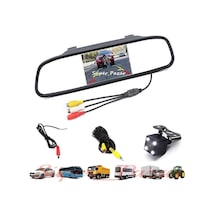 Kingvox 4.3" Ayna Monitör + Araç Geri Görüş Park Kamerası N11.263