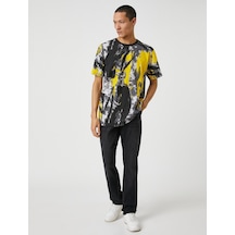 Koton Straight Fit Boru Paça Kot Pantolon - Mark Jean Siyah 3sam40024nd 3sam40024nd999 Siyah