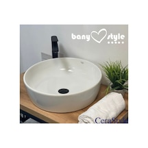 Cerastyle One Lavabo 46 Cm Yuvarlak Çanak Tezgah Üstü Diğer