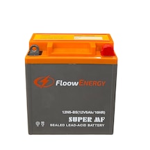Floow Energy 12v 5ah 12n5-bs Dikey Agm Bakımsız Motosiklet Aküsü 2026