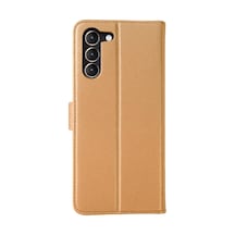 Samsung Galaxy S23 Plus Uyumlu Trend S Plus Kapaklı Kılıf - Gold
