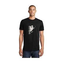 Sherlock Sherlock & Face Baskılı Siyah Erkek Tshirt