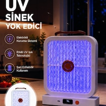 Elektrikli Sinek Öldürücü Uv Işıklı Masaüstü Cihaz Beyaz Renk