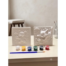 Jerry Ve Tom Kare Taş Boyama Seti 2 Li