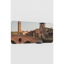 İtalya V1 90x40 Xxl Gaming Kauçuk Kaymaz Taban Mouse Pad Fare Altlığı