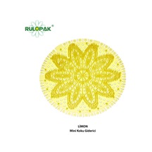 Rulopak Mini Lavabo - Pisuvar Süzgeci Koku Giderici 5 Adet Limon