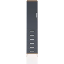 Hyperion Dolap 2 Raflı 6 Çekmeceli Tek Askılı 44x44x221 Çam-a... Çam