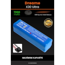 Dreame X30 Ultra Uyumlu 7000mah Robot Süpürge Bataryası Maksimum Kapasite
