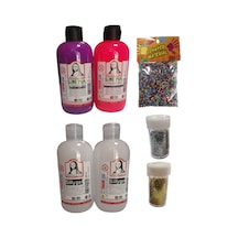 Slime Slaym Yapma Seti 250Ml 4 Adet + Toz Sim 2 Adet + Köpük N11.154