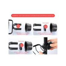 Ulzyvf Paslanmaz Çelik Musluk Sünger Tutucu - Banyo & Mutfak Organizasyon Ürünü, Siyah Siyah