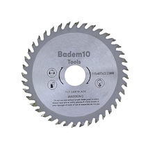 Badem10 Testere Spiral Ağaç Ahşap Sunta Kesme Testeresi 115 Mm 40 Diş 2 Adet