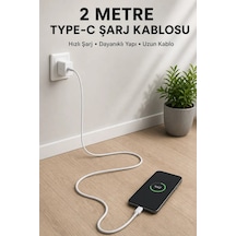 Ers Usb-a To Type-c 2 Metre Hızlı Şarj Kablosu