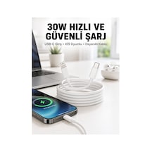 İos Uyumlu 8 X Xs Xr 11 12 13 14/pro Max Mini Plus Şarj Kablosu Yeni Nesil - Hs08374361-1395 Renkli