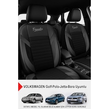 Formentor Tay Tüyü Oto Koltuk Kılıfı Volkswagen Bora-golf-jetta-polo Uyumlu Carbon
