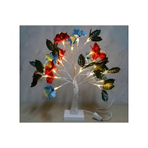 2 Adet Dekoratif Ledli Çiçek 45 Cm Boy, Masa Ve Raf Aksesuarı, İç Mekan Dekoru, Led Flower Diğer