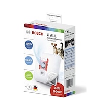 4 X Elektrikli Süpürge Torbası Airfresh Tip G All Bbzafgall,%99,9 İnce Toz Filtreleme, Hayvan Sahipleri İçin İdeal,%