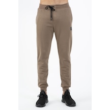 Maraton Sportswear Regular Erkek Ribana Paça Basic Kakao Eşofman Altı 21381-kakao Kahverengi