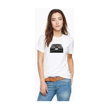 Toyota Supra A80 Baskılı Beyaz Kadın Tshirt