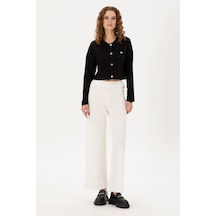 U.S. Polo Assn. Kadın Kum Loose Fit Triko Pantolon 50297151-VR085