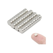 Dünya Magnet 10 Adet - Yuvarlak Neodyum Mıknatıs, Çap: 5x3 Mm, Güçlü Magnet, N35 Kalite