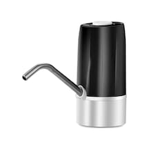 Kosona Usb Şarjlı Su Pompa Dispenseri - Dış/iç Kullanım, Dokunmatik Kontrol, 304 Çelik Çıkış Borusu, Siyah-gümüş