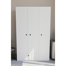 Eva 3 Kapaklı Çekmeceli Elbise Dolabı