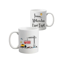 Inşaat Mühendisine Hediye Isimli Kupa Bardak